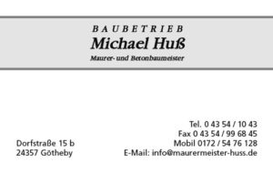 Visitenkarte Baubetrieb_Michael_Huss